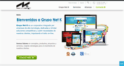 Desktop Screenshot of gruponetk.com.mx